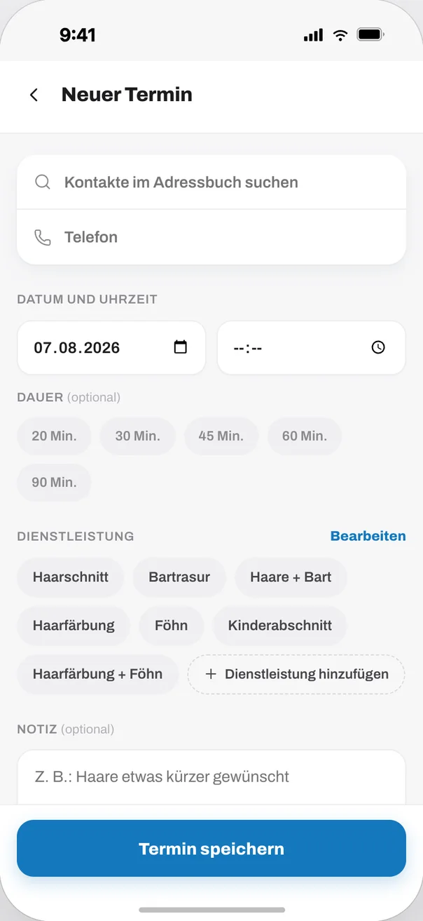 Termine ohne Aufwand