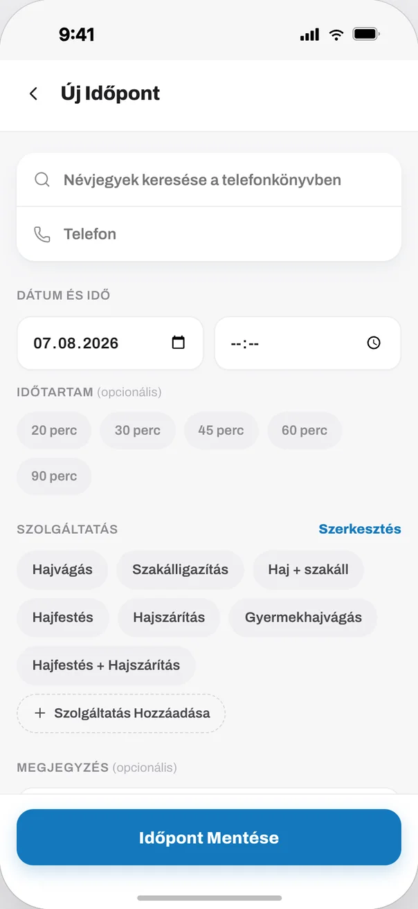 Egyszerű időpontkezelés