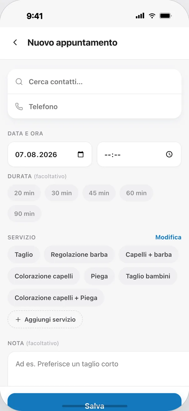 Appuntamenti senza fatica